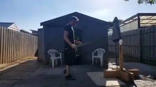 Longsword cutting