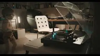 3 year old plays vinyl record by himself #vinylrecords #recordplayer #turntable #kids #music