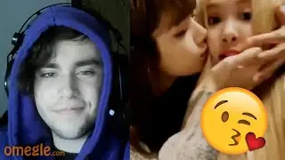 Blackpink Lisa and Rose Kiss on omegle