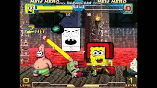 MUGEN Battle Spongebob, Patrick & Doodlebob Vs Zim, Dib & Gir