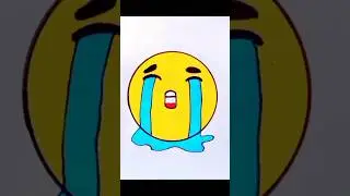 Loudly Crying 😭😭 emoji drawing 