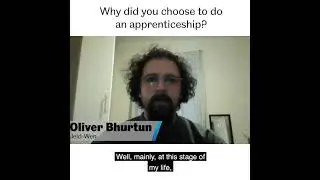 Apprentices - Why did you choose an apprenticeship?