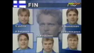 Jääkiekon MM-kisat 1991, Suomi: avajaiset ja TCH–FIN  (Yle / Kolmoskanava / Eurosport, Vhs-rip mono)