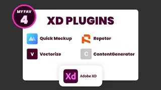 4 Useful Adobe XD Plugins - UI Design - Tips & Tricks