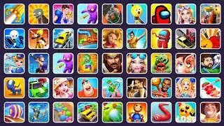 Talking tom, Gun clash, Stack rider, Juice Run, Long neck run,
