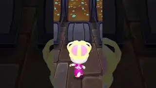 Talking Angela vs Roy Raccoon 🦝 #juitom #tomgoldrun #kidsgames #shortvideo #raccoon