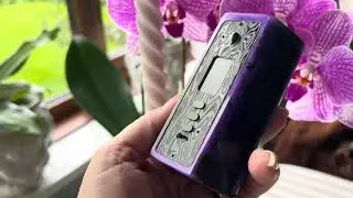 "Crusader" twin 18650 dna250c 200-watt stabwood hybrid Mod