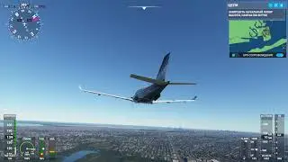 Летаю над Нью-Йорком в Microsoft Flight Simulator 2020