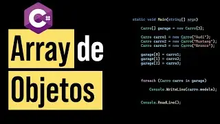 Como Crear Arrays de Objetos en C#