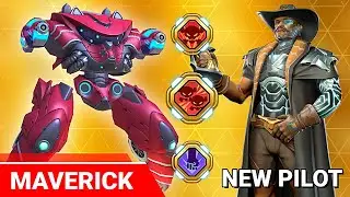 New Pilot - Maverick - Redox with Railgun - Mech Arena