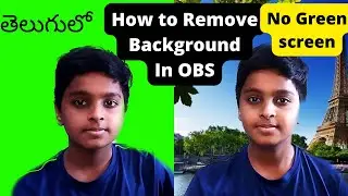 How to Remove Green screen in OBS | How to select green screen background in Snap Camera |Explained|