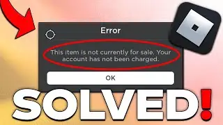 How To Fix Your Accounts Has Not Been Charged Roblox 2024