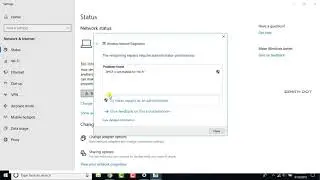 Wifi connected but no internet access in Windows 10 | Network Troubleshooter | Network Reset 10/8/7