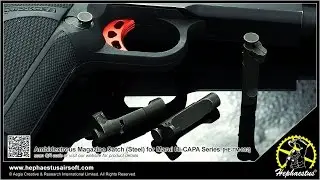 Hephaestus Ambidextrous Magazine Catch (Steel) for Marui Hi-CAPA Series