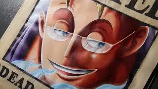 Drawing Wanted Poster of Marco - One Piece.