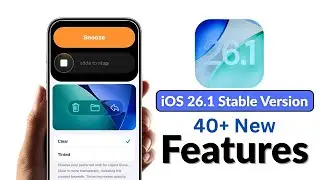 iOS 26.1 Released - 40+ NEW Features in Hindi | iOS 26.1 Stable Update Released - Features in Hindi