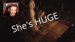 Pewdiepie Reaction To Lady Dimitrescu Resident Evil 8 Village