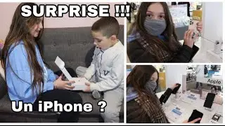 J'OFFRE UN IPHONE A MON FRERE ! 8, XR, XS, IPHONE 11, IPHONE 12 ...