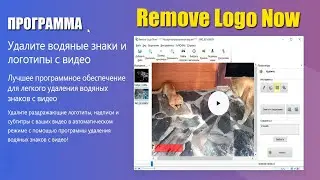 Обзор Программы Remove Logo Now -  Удаление Водяного Знака на Видео