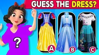🔥 Guess the Disney Character by DRESS and by their VOICE | Moana 2 Movie 2024