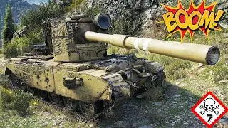 FV4005 Stage II- ВАНШОТЫ ТАЩАТ - World of Tanks
