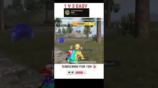 QUICK 1V 3 #youtubeshorts #bgmi #shorts