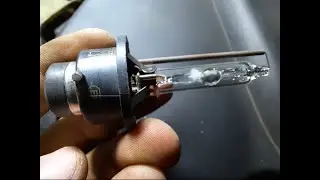 Как умирает ксенон  Замена ксеноновых ламп Nisan X Trail  Replacement of Nisan x Trail xenon lamps