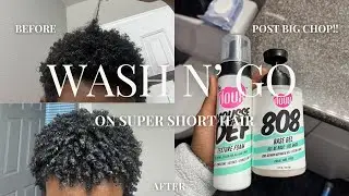 WASH DAY ROUTINE | Adjusting To My Short Hair!!
