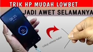 GAK USAH GANTI BATERAI BARU ‼️ CUKUP SEHELAI KABEL UNTUK HP YANG SERING LOWBET/SERING MATI SENDIRI