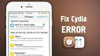 How to Fix CYDIA Not working after updating APT on iOS 11 - 11.1.2 JAILBREAK