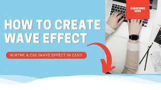 how to create wave effect in html css - how to create wave effect using css | css tutorial 10