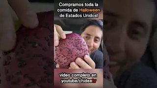 Compramos toda la comida de Halloween de Estados Unidos!!!
