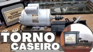 Faça você mesmo seu torno caseiro para fazer os carrinhos de madeira!