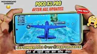 Poco x3 pro pubg test 2022 after all updates | poco x3 pro motherboard issue fix
