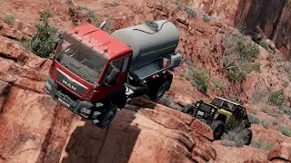 Cliff Drops #1 | BeamNG Drive |TheCrashMaster
