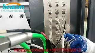 Beacon common rail diesel fuel injector pump test bench CR919 testing 4 injectors at the same time