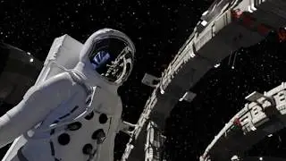 Dreamlight Movie Maker Iray Space Station Operational - Demo - DAZ Studio 3D Animation