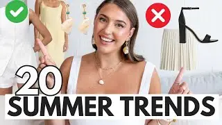 20 *TOP* Summer Fashion Trends ☀️