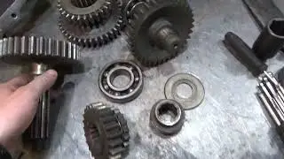 Repair of a straight-cut UAZ transfer case