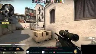 #КЛАТЧ 1vs4 CS:GO (Запись со стрима)