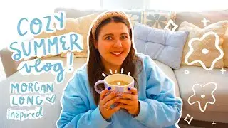a Morgan Long inspired cozy, casual summer vlog ✨🤍🦋 june reset, tea time, reading, honest chats