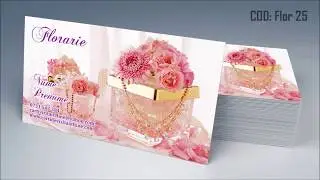 Carti de vizita Florarie Ornamente florale by CDVi