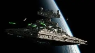 X-wings Attacking a Star Destroyer