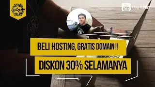Cara Beli Hosting Gratis Domain Diskon 30% Selamanya 😍