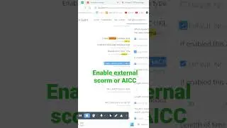 How to enable external SCORM or AICC package in Moodle