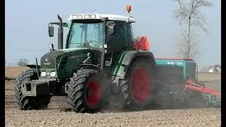 Siew Jęczmienia 2014 - Nowy Nabytek, Fendt 312 +  Sulky Tramline CE 300