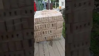 кирпич приехал,  строплю #стройкадома #стройка #ктрпич #фундамент