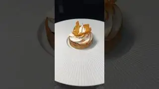 Dark Chocolate Almond Tart with Orange Lace 🧡🍊🧡