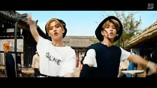 Minsung doing this choreo in 'Thunderous'😌 #straykids #stay #minsung #leeknow #hanjisung