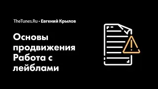Мастер-класс «Работа с лейблами» (demo) • THETUNES.RU
